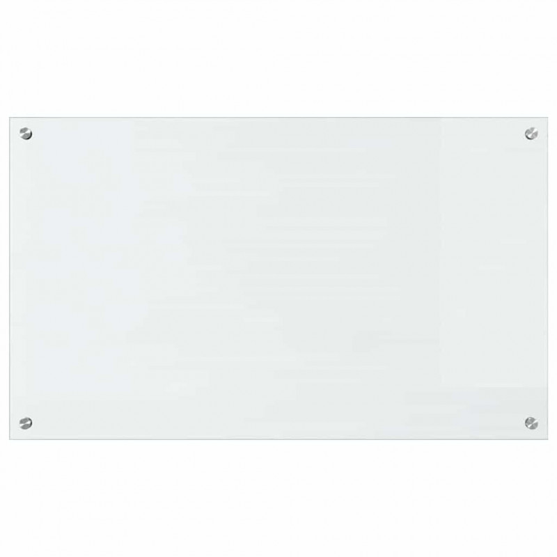 Panel kuchenny 2 pcs przezroczysty 100 x 60 cm szkło hartowane