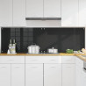 Panel kuchenny 2 pcs Czarny 100 x 60 cm szkło hartowane