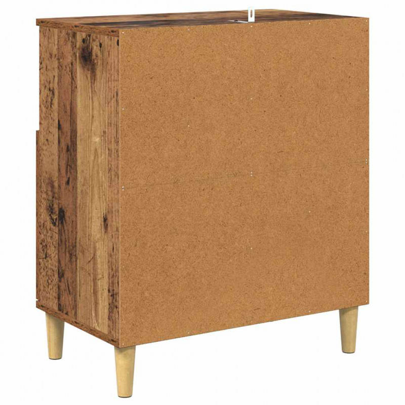Komody 2 pcs Stare drewno 60 x 35 x 70 cm