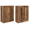 Szafka wisząca 2 pcs Stare drewno 69,5 x 34 x 90 cm