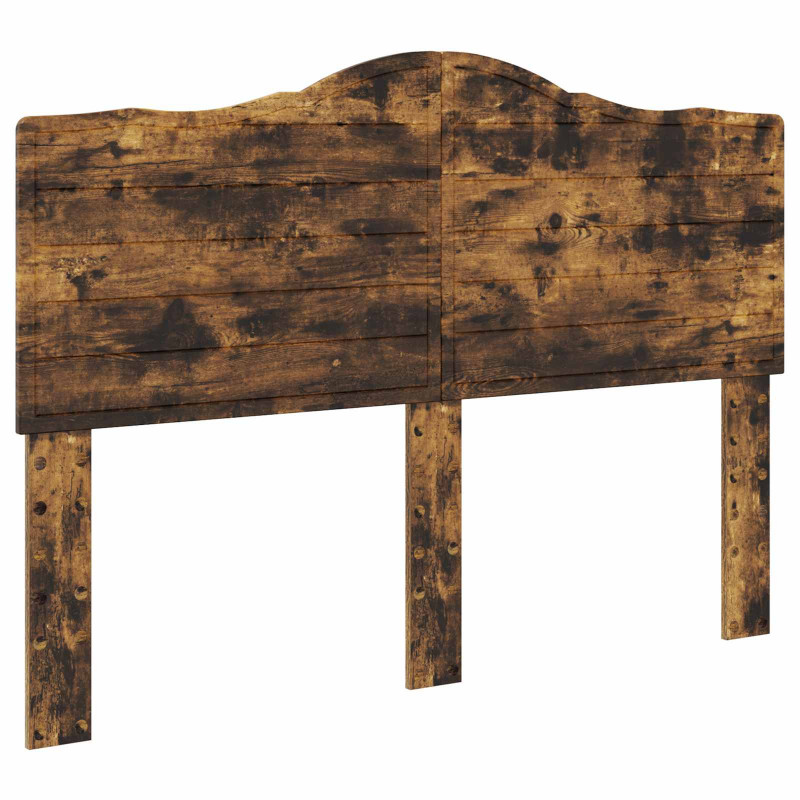 Ramka łóżka Dąb wędzony 140 x 190 cm Lite drewno sosnowe