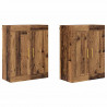 Szafka wisząca 2 pcs Stare drewno 69,5 x 34 x 90 cm