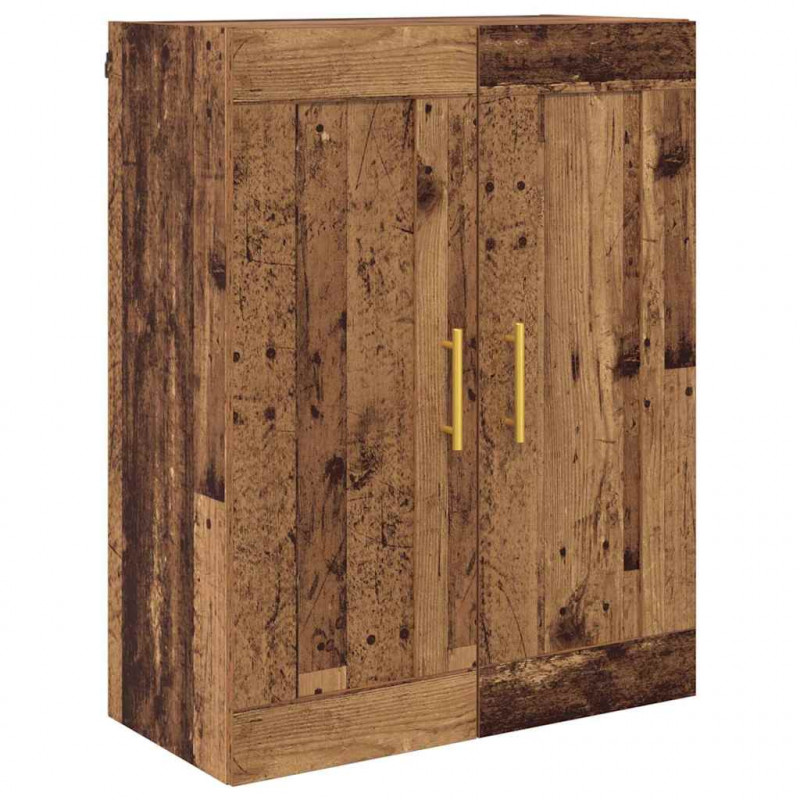 Szafka wisząca 2 pcs Stare drewno 69,5 x 34 x 90 cm