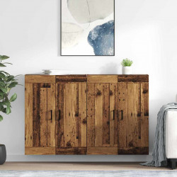 Szafka wisząca 2 pcs Stare drewno 69,5 x 34 x 90 cm
