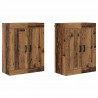 Szafka wisząca 2 pcs Stare drewno 69,5 x 34 x 90 cm