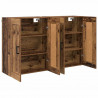 Szafka wisząca 2 pcs Stare drewno 69,5 x 34 x 90 cm