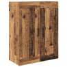 Szafka wisząca 2 pcs Stare drewno 69,5 x 34 x 90 cm