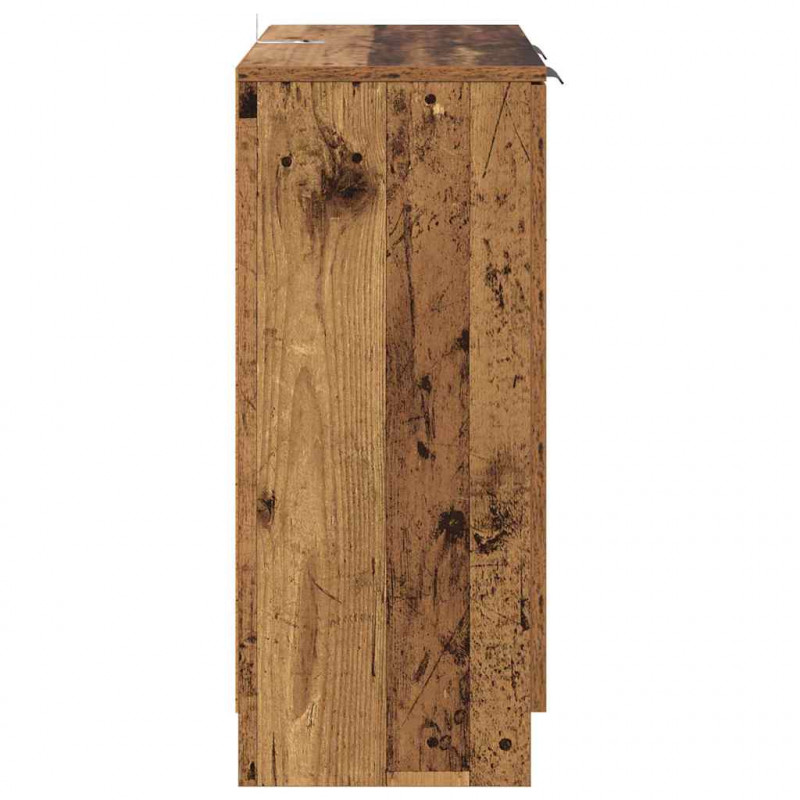 Komody z szufladą 2 pcs Stare drewno 60 x 30 x 70 cm