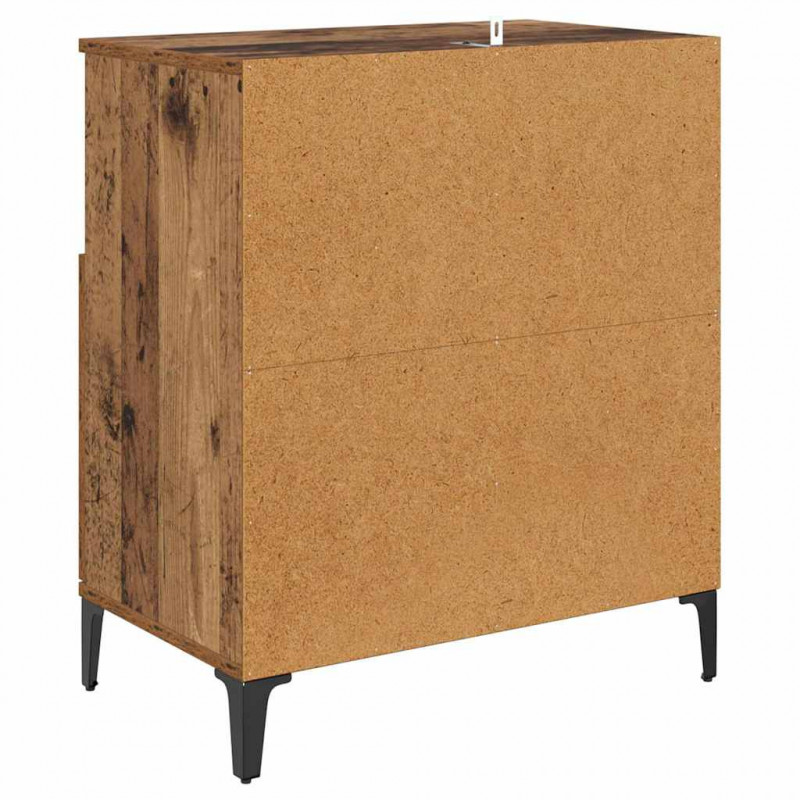 Komody 2 pcs Stare drewno 60 x 35 x 70 cm