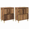 Komody 2 pcs Stare drewno 60 x 35 x 70 cm