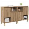 Komody 2 pcs Dąb rzemieślniczy 60 x 35 x 70 cm