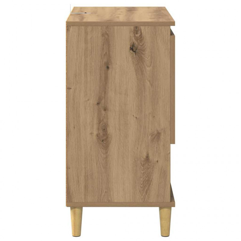 Komody 2 pcs Dąb rzemieślniczy 60 x 35 x 70 cm