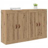 Szafka wisząca 2 pcs Dąb rzemieślniczy 69,5 x 34 x 90 cm