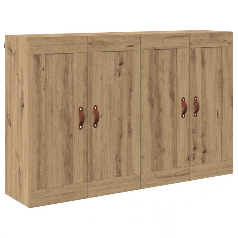 Szafka wisząca 2 pcs Dąb rzemieślniczy 69,5 x 34 x 90 cm