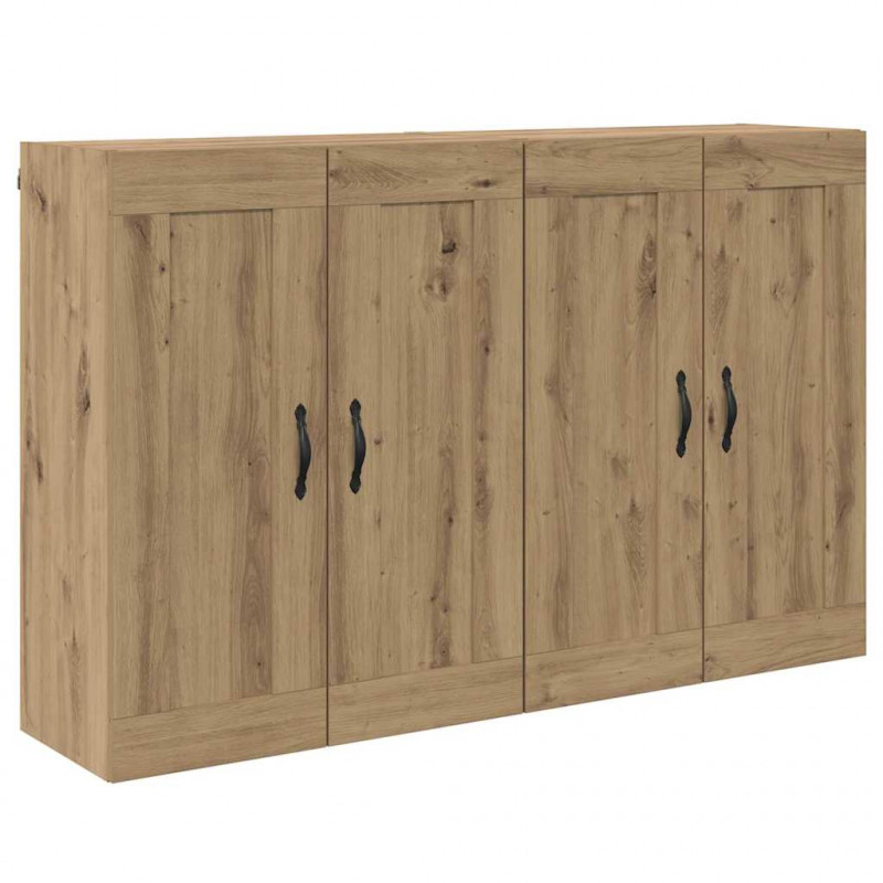 Szafka wisząca 2 pcs Dąb rzemieślniczy 69,5 x 34 x 90 cm