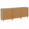 Komody 3 pcs Dąb rzemieślniczy 60 x 35 x 70 cm