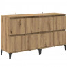 Komody 2 pcs Dąb rzemieślniczy 60 x 35 x 70 cm