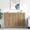 Szafka wisząca 2 pcs Dąb rzemieślniczy 69,5 x 34 x 90 cm