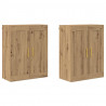 Szafka wisząca 2 pcs Dąb rzemieślniczy 69,5 x 34 x 90 cm