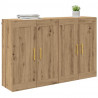 Szafka wisząca 2 pcs Dąb rzemieślniczy 69,5 x 34 x 90 cm