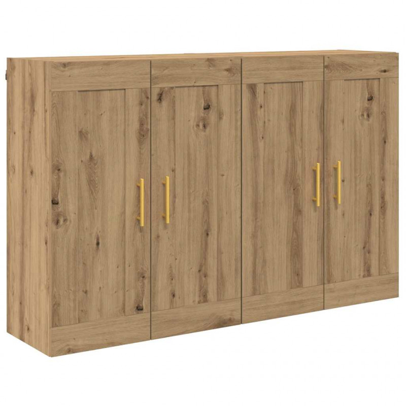 Szafka wisząca 2 pcs Dąb rzemieślniczy 69,5 x 34 x 90 cm