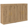 Szafka wisząca 2 pcs Dąb rzemieślniczy 69,5 x 34 x 90 cm
