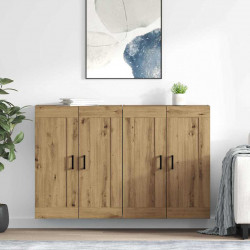 Szafka wisząca 2 pcs Dąb rzemieślniczy 69,5 x 34 x 90 cm