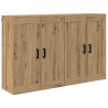 Szafka wisząca 2 pcs Dąb rzemieślniczy 69,5 x 34 x 90 cm