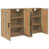Szafka wisząca 2 pcs Dąb rzemieślniczy 69,5 x 34 x 90 cm
