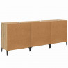 Komody 3 pcs Dąb rzemieślniczy 60 x 35 x 70 cm