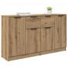 Komody z szufladą 2 pcs Dąb rzemieślniczy 60 x 30 x 70 cm
