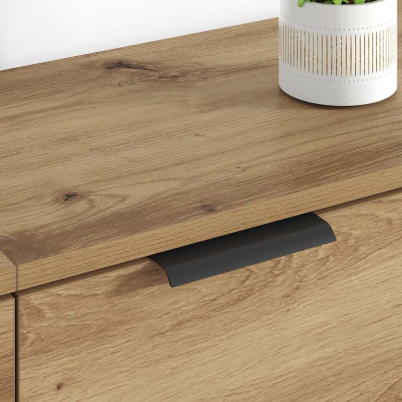 Komody z szufladą 2 pcs Dąb rzemieślniczy 60 x 30 x 70 cm