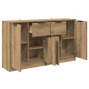 Komody z szufladą 2 pcs Dąb rzemieślniczy 60 x 30 x 70 cm