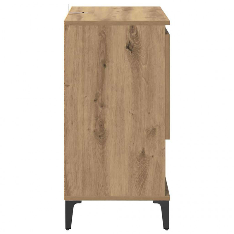 Komody 2 pcs Dąb rzemieślniczy 60 x 35 x 70 cm