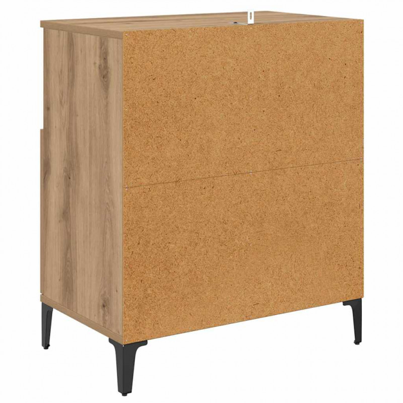 Komody 2 pcs Dąb rzemieślniczy 60 x 35 x 70 cm