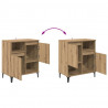 Komody 2 pcs Dąb rzemieślniczy 60 x 35 x 70 cm