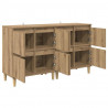 Komody 2 pcs Dąb rzemieślniczy 60 x 35 x 70 cm