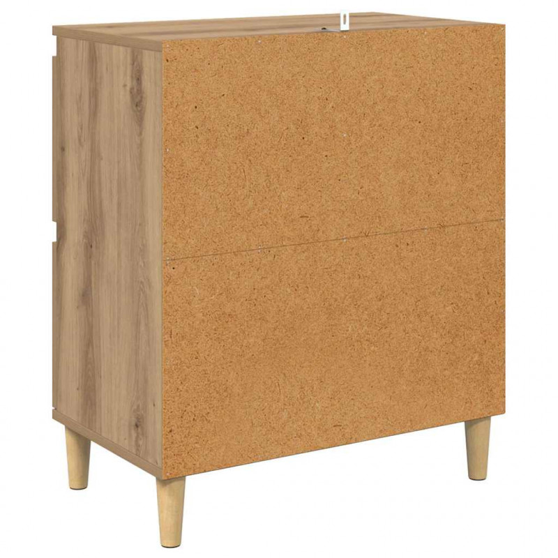 Komody 2 pcs Dąb rzemieślniczy 60 x 35 x 70 cm