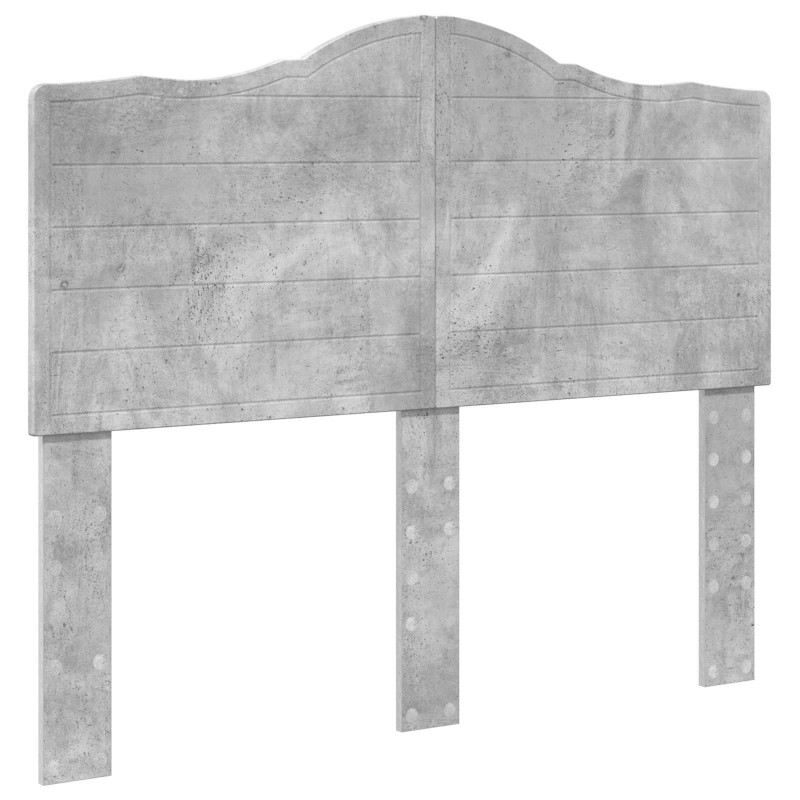 Ramka łóżka Betonowy 120 x 190 cm Lite drewno sosnowe