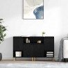 Komody 2 pcs Czarny Dąb 60 x 35 x 70 cm Materiał drewnopochodny