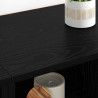 Komody 2 pcs Czarny Dąb 60 x 35 x 70 cm Materiał drewnopochodny