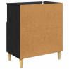 Komody 2 pcs Czarny Dąb 60 x 35 x 70 cm Materiał drewnopochodny