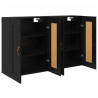 Szafka wisząca 2 pcs Czarny Dąb 69,5 x 34 x 90 cm