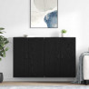 Szafka wisząca 2 pcs Czarny Dąb 69,5 x 34 x 90 cm
