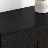 Szafka wisząca 2 pcs Czarny Dąb 69,5 x 34 x 90 cm