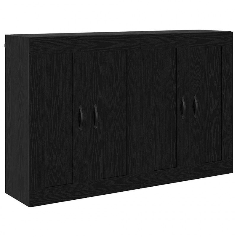 Szafka wisząca 2 pcs Czarny Dąb 69,5 x 34 x 90 cm