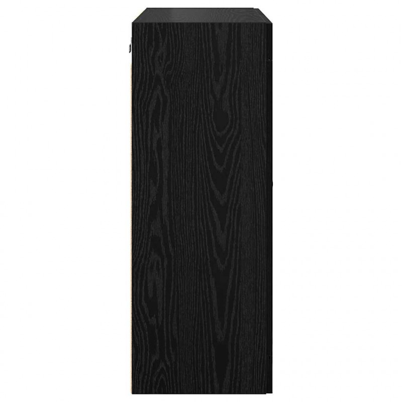Szafka wisząca 2 pcs Czarny Dąb 69,5 x 34 x 90 cm
