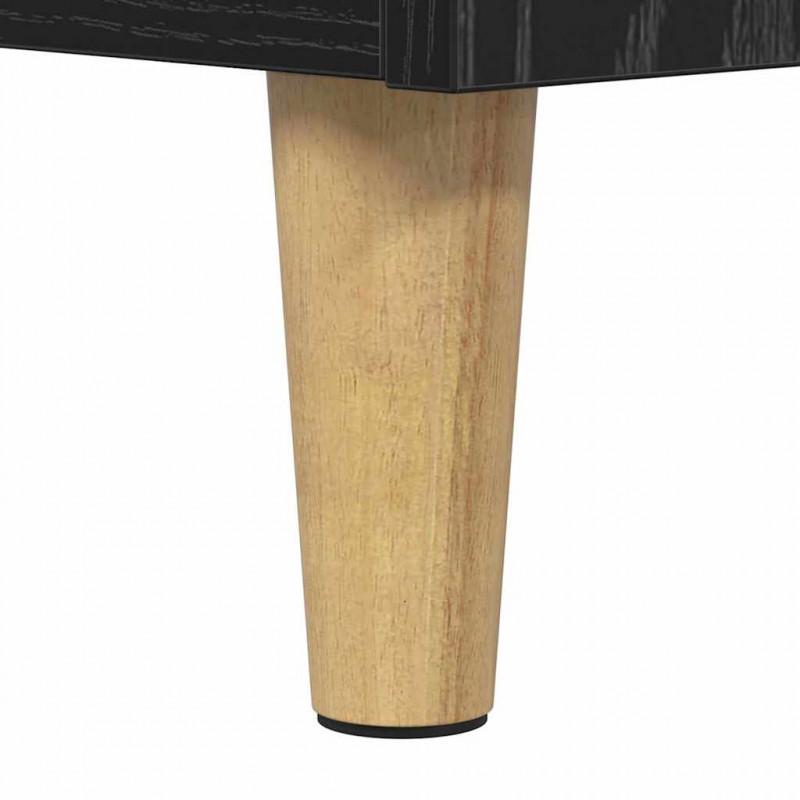 Komody 3 pcs Czarny Dąb 60 x 35 x 70 cm Materiał drewnopochodny
