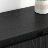 Komody 2 pcs Czarny Dąb 60 x 35 x 70 cm Materiał drewnopochodny