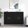 Szafka wisząca 2 pcs Czarny Dąb 69,5 x 34 x 90 cm